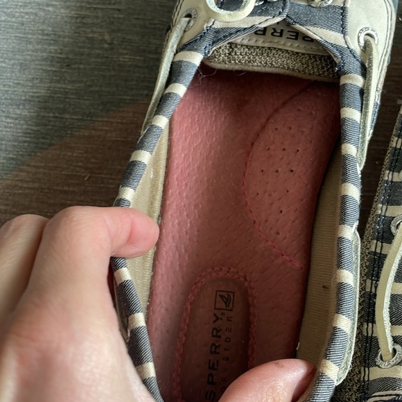 Sperry Nautical Gray Moccasin-Style Boat Shoes with Rawhide Laces - Picture 11 of 13